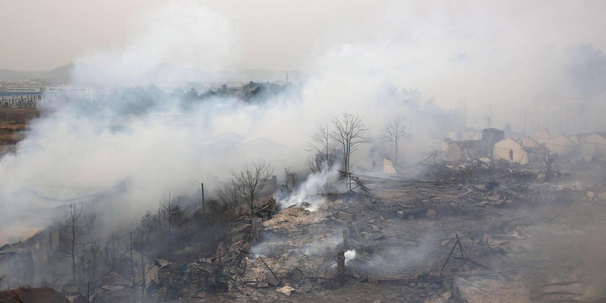 Cina: esplosione in una fabbrica di fuochi d'artificio, almeno 20 morti e 60 feriti