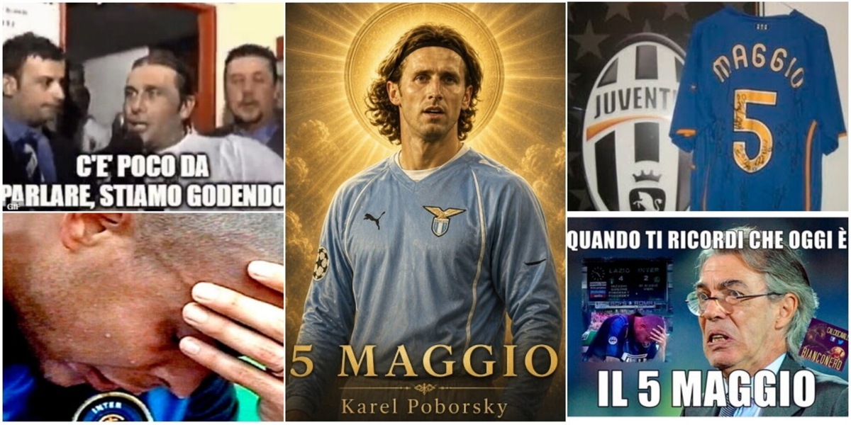 5 maggio, 24 anni dopo: i tifosi della Juve non hanno perso l'ironia