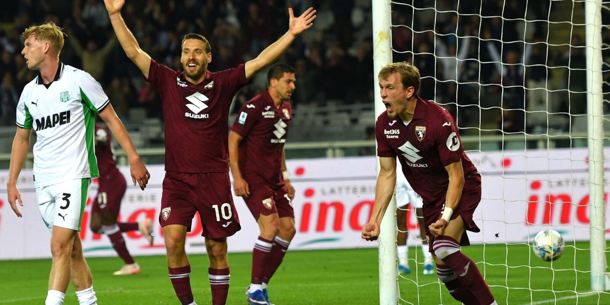 Il Torino vince in rimonta trascinato da Simeone e Pedersen: Thorstvedt illude Grosso, Sassuolo ko