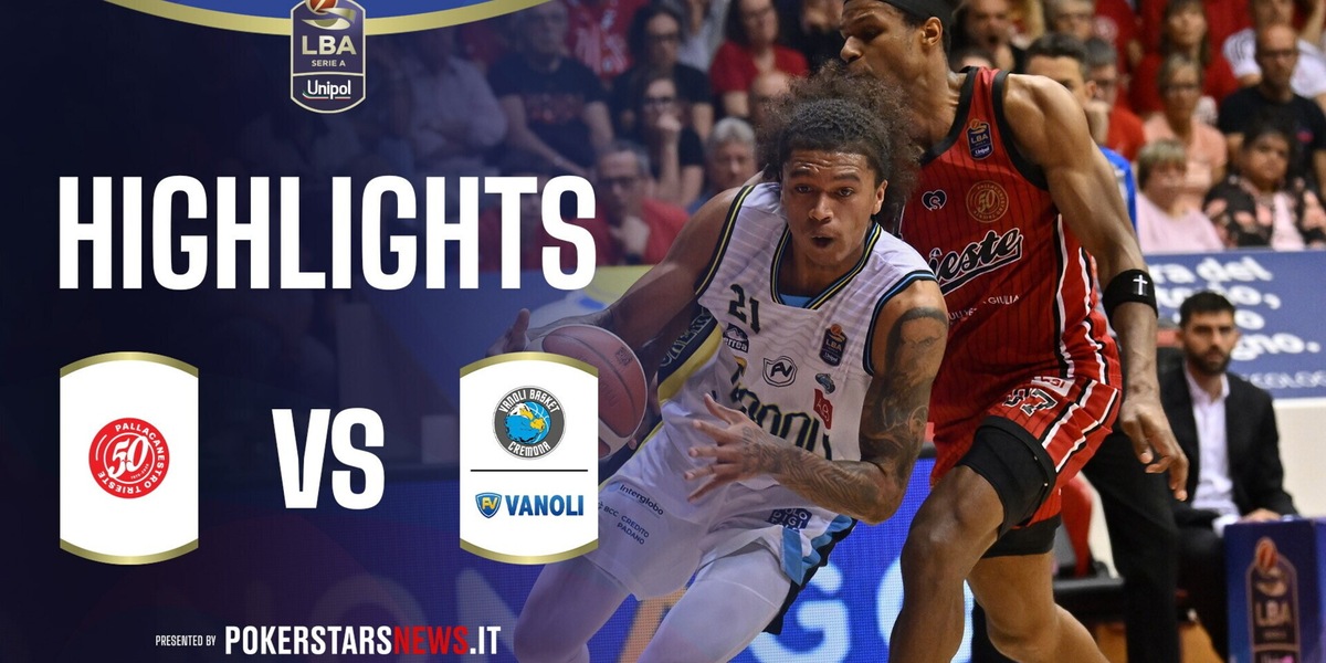 Pallacanestro Trieste - Vanoli Basket Cremona  PokerstarsNews Highlights Serie A Unipol 2025/2026