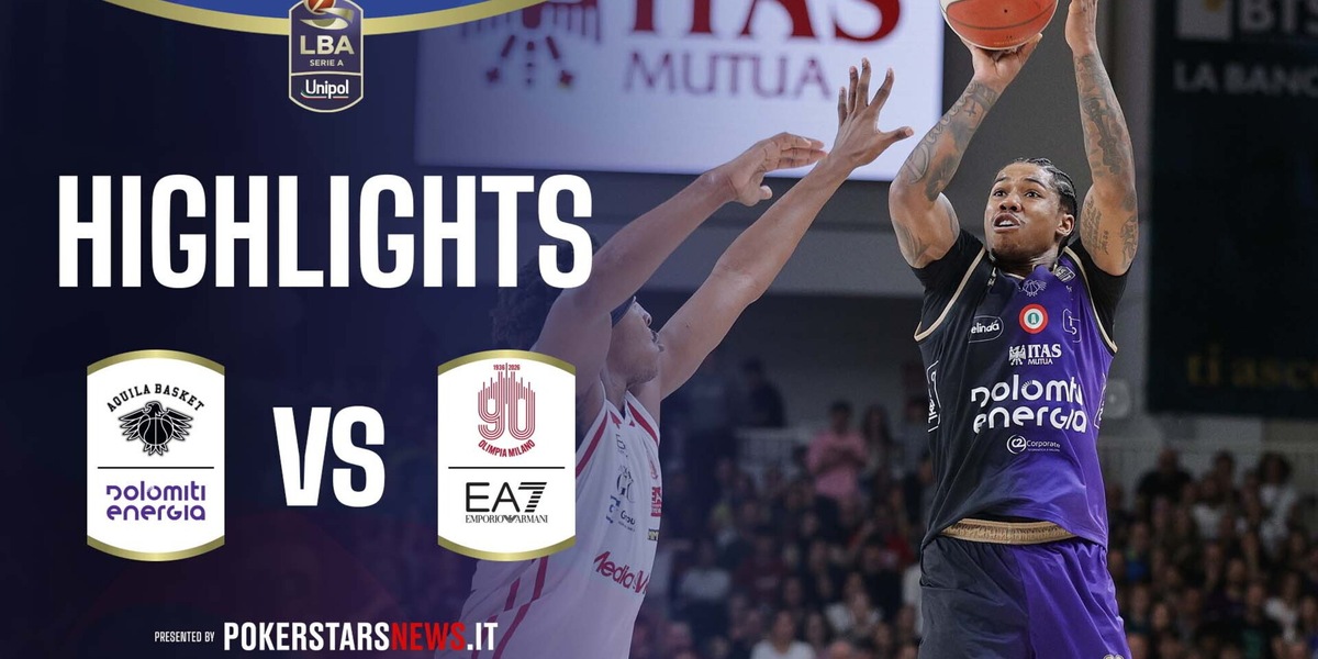 Dolimiti Energia Trentino - EA7 Emporio Armani Milano | PokerstarsNews Highlights Serie A Unipol 2025/2026