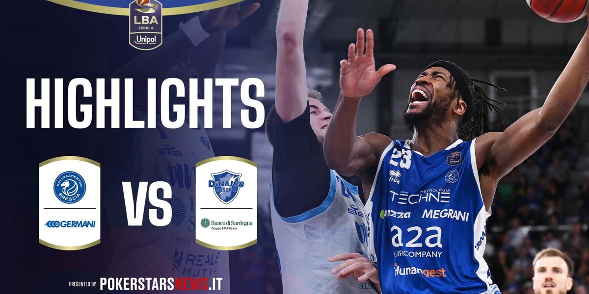 Germani Brescia - Banco di Sardegna Sassari | PokerstarsNews Highlights Serie A Unipol 2025/2026