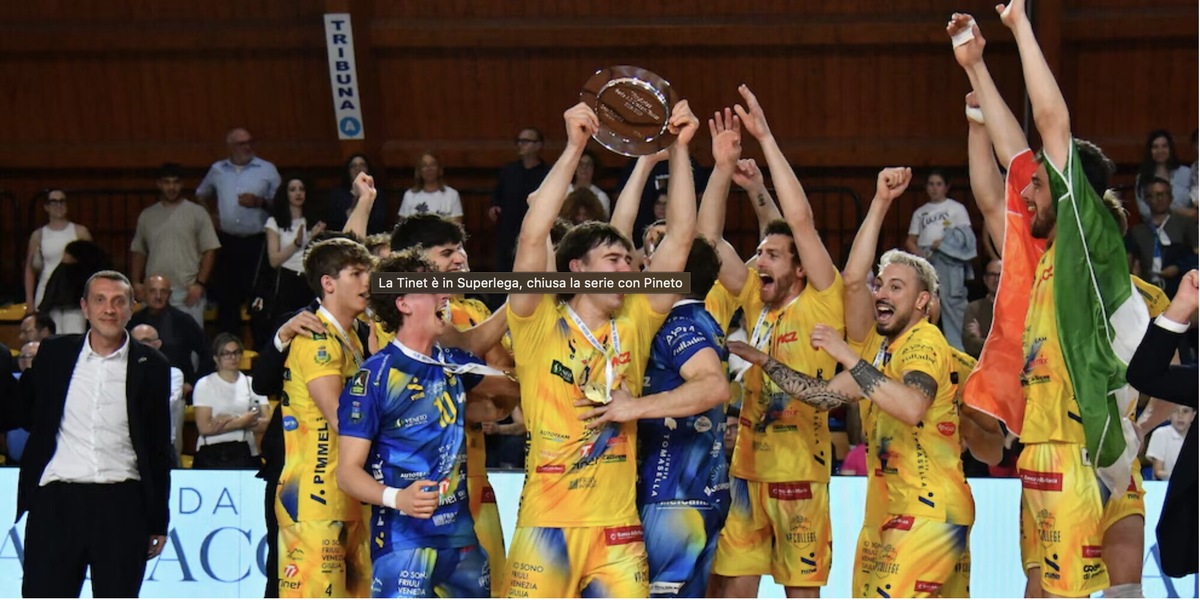 Prata di Pordenone vola in SuperLega