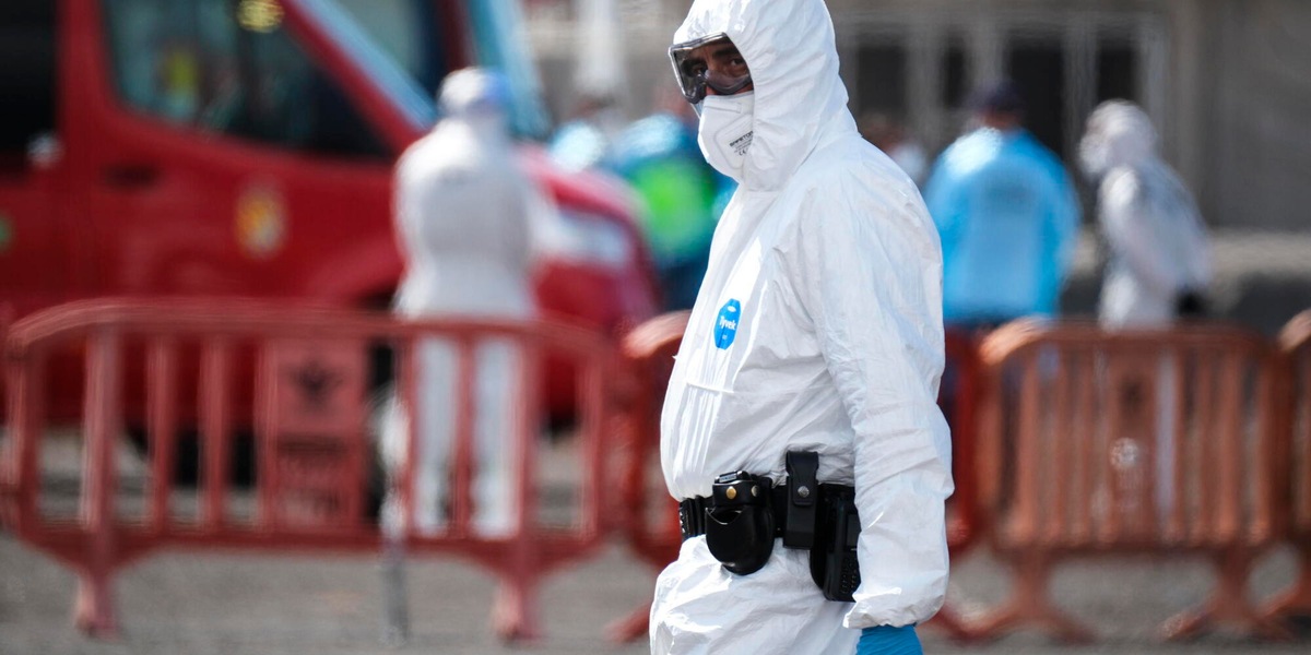Un passeggero spagnolo positivo all'hantavirus isolato in ospedale