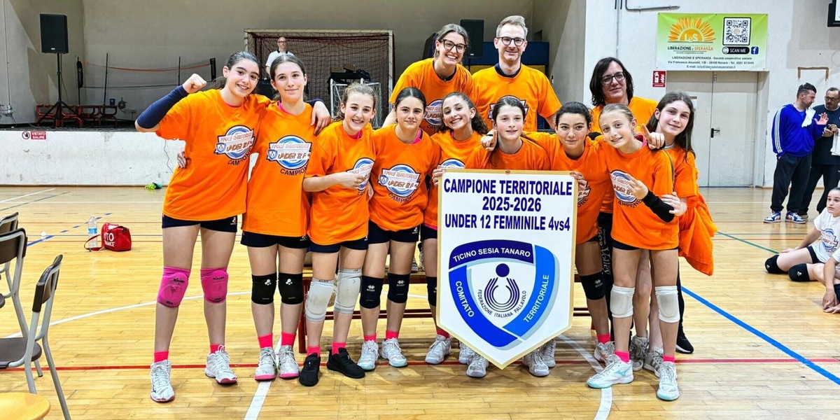 Igor Agil Volley: l’U12 4×4 è campione territoriale!