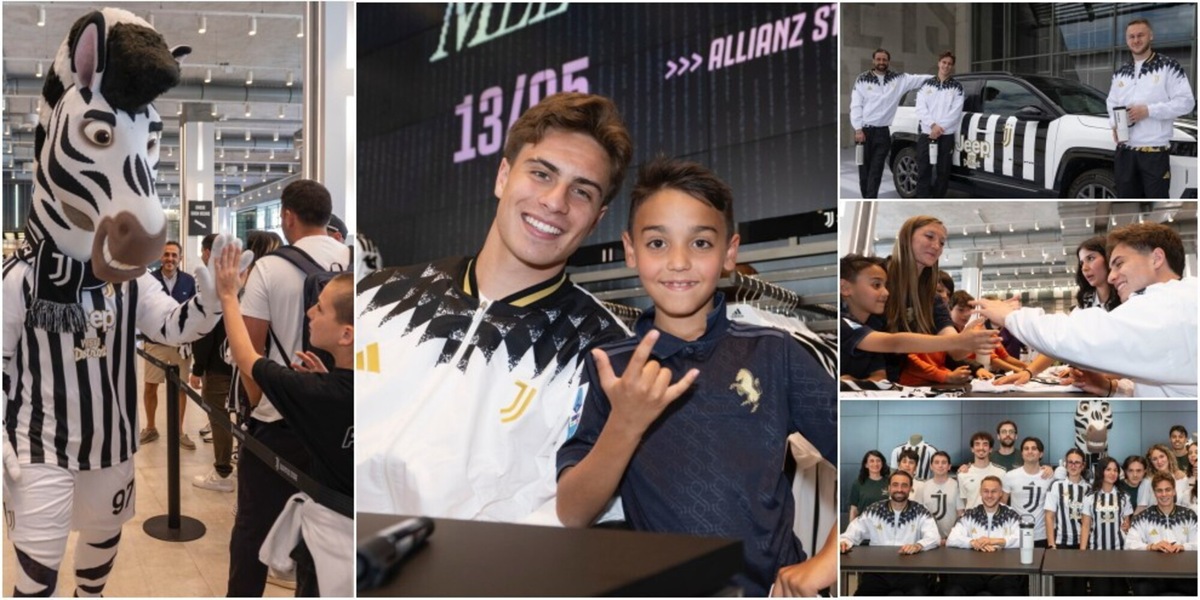 Juve, la nuova maglia si presenta col 10: Yildiz ruba la scena al Meet&Greet