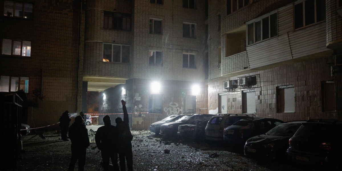 Attacco russo con missili e droni su Kiev