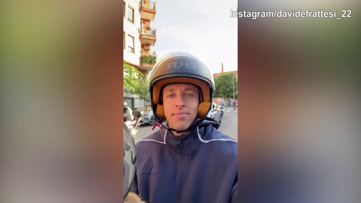 Inter, Frattesi e la madre in giro con lo scooter
