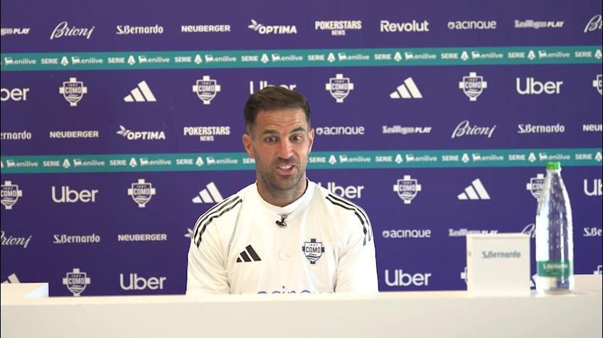 Fabregas: "Como, che opportunità che abbiamo. Su Strefezza..."