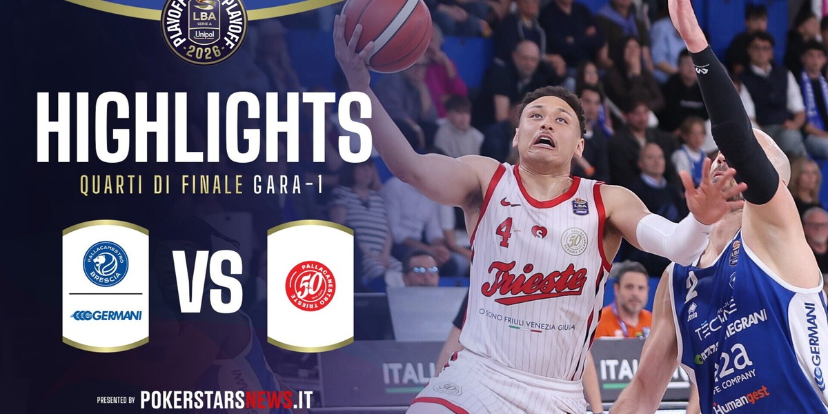 Germani Brescia - Pallacanestro Trieste | PokerstarsNews Highlights Serie A Unipol 2025/2026