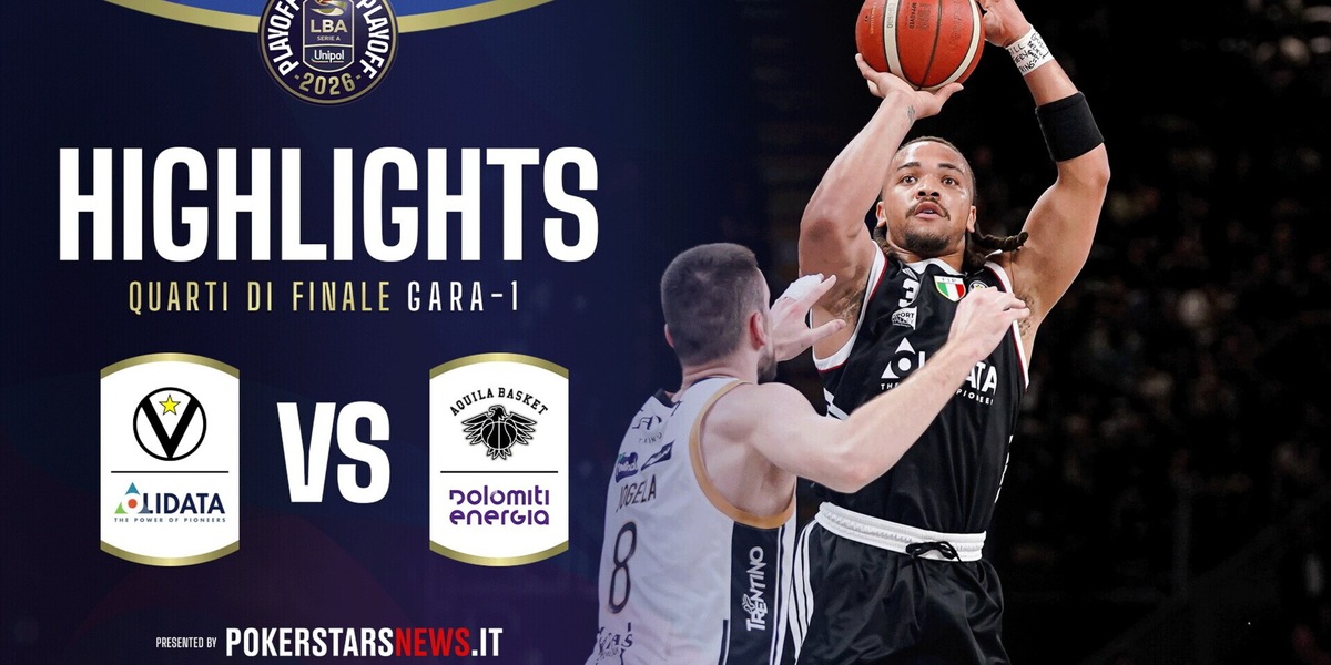 Virtus Olidata Bologna - Dolomiti Energia Trentino | PokerstarsNews Highlights Serie A Unipol 2025/2026