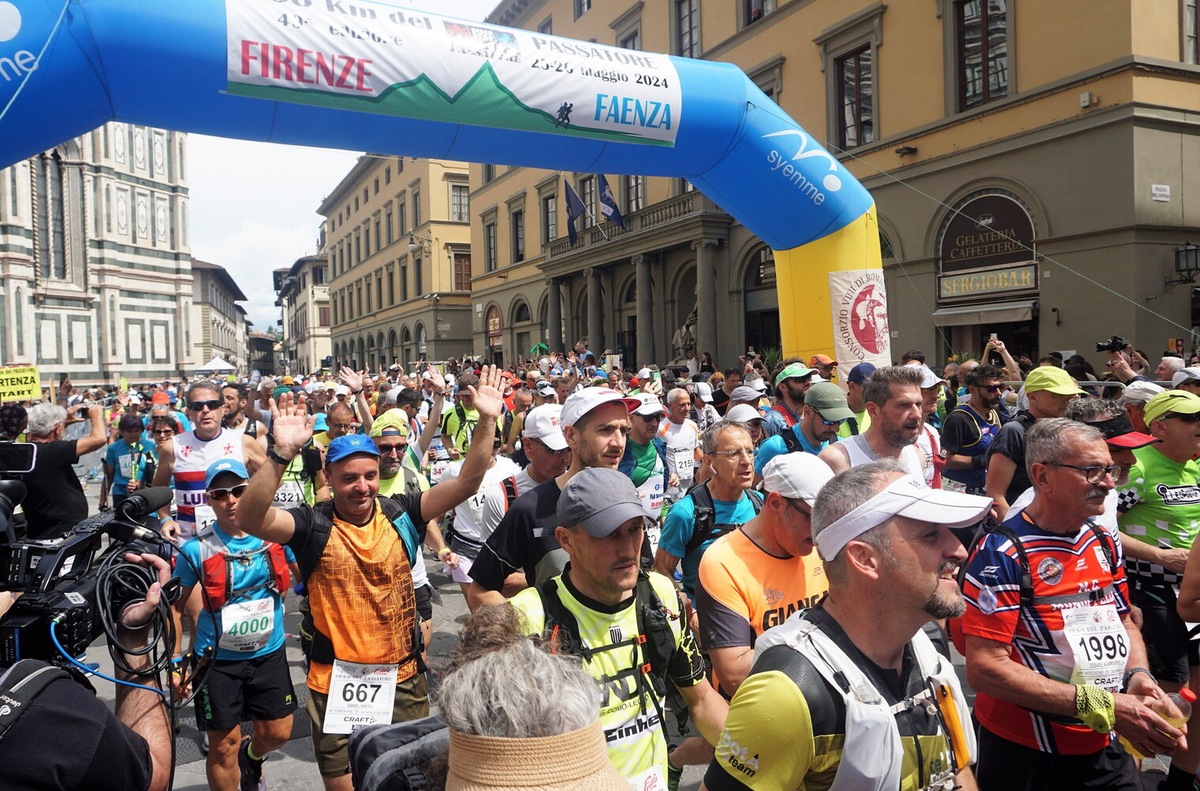 Giorgio Calcaterra e i top runner della 100km del Passatore