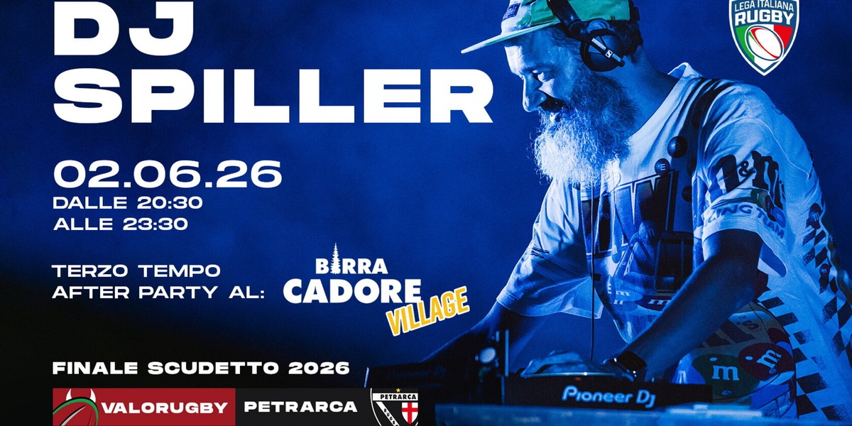 Ad animare la festa scudetto della Soladria Serie A Élite 2025/2026 sarà DJ Spiller