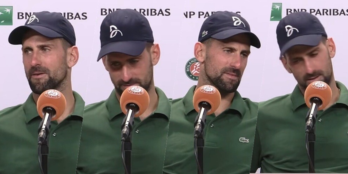 Basta una parola, "Sinner": Djokovic scuote la testa e ferma subito il giornalista in conferenza
