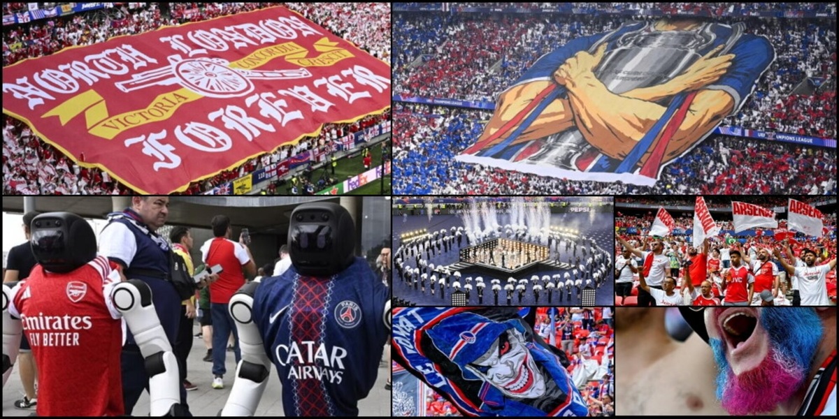 Coreografie, look assurdi e... robot! Lo spettacolo della finale di Champions League
