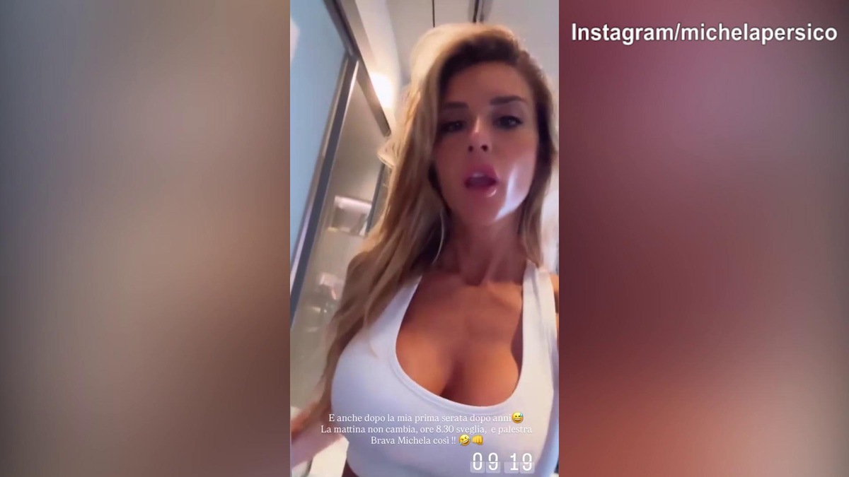 Michela Persico. prima grande serata poi...subito in palestra