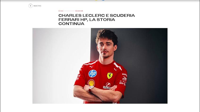Ferrari, ufficiale: Leclerc ha rinnovato con la Rossa