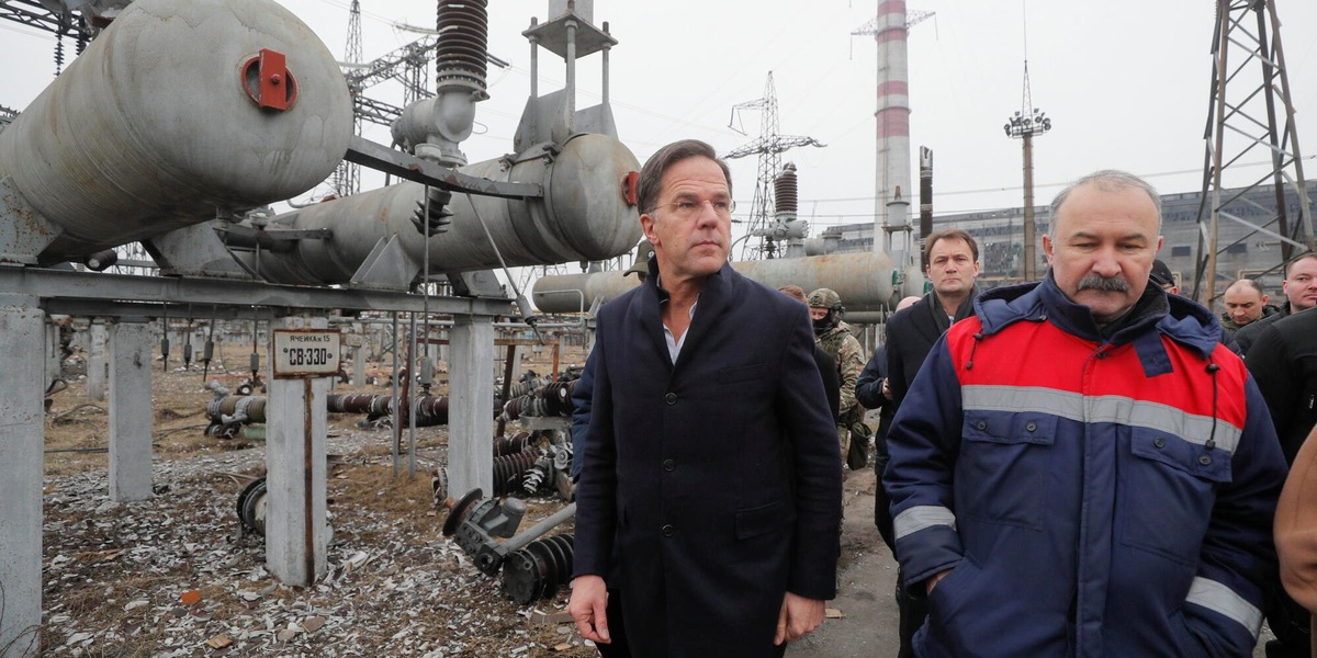 Oltre a Rutte tutto il Consiglio Atlantico è in visita a Kiev