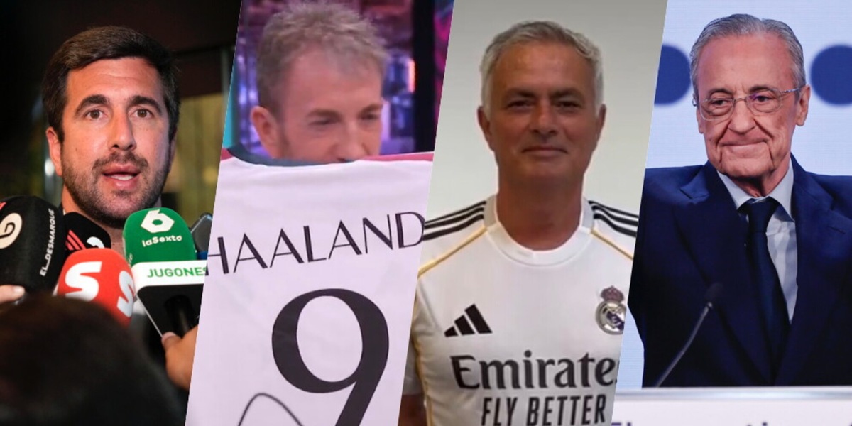 “Haaland al Real Madrid!”, Perez replica con Mourinho IA: la guerra elettorale approda in tv