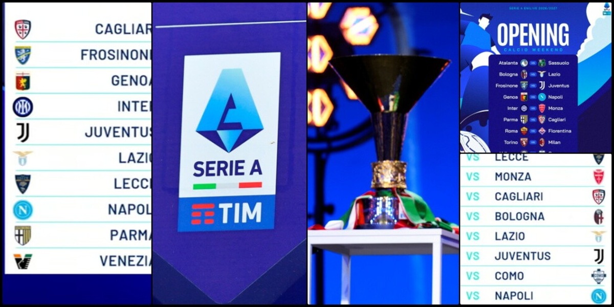Calendario Serie A: le 38 giornate della Juve e delle avversarie. Ecco quando sfida l'Inter