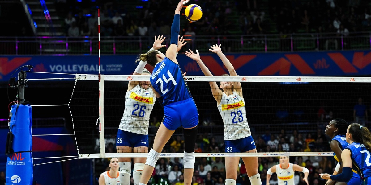 VNL: Italia vincente e convincente contro l'Olanda