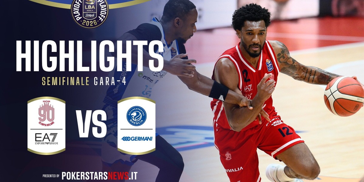 EA7 Emporio Armani Milano - Germani Brescia | PokerstarsNews Highlights Serie A Unipol 2025/2026