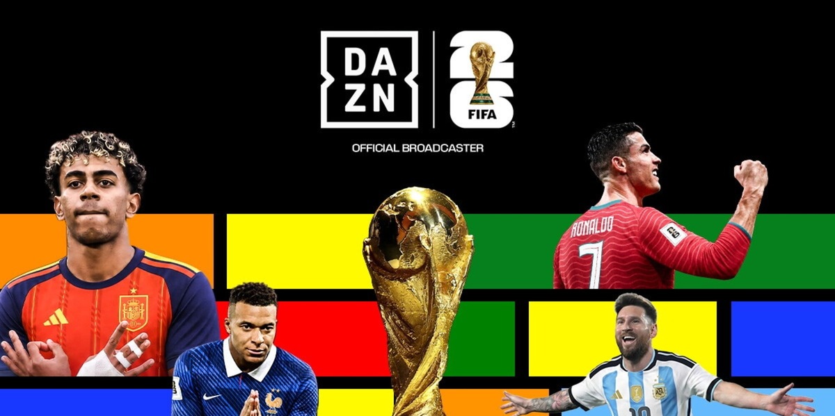 Dazn al Mondiale di Calcio: 104 partite, 69 in esclusiva, un racconto non-stop dalla mattina fino a notte
