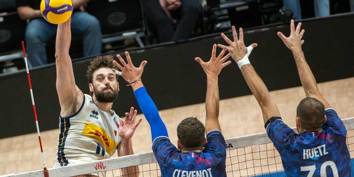 VNL: gli azzurri beffati dalla Francia sul traguardo