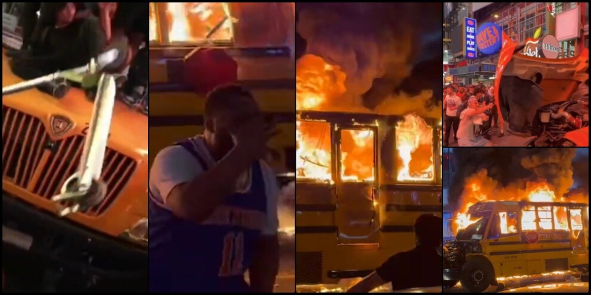 New York a ferro e fuoco: la vittoria NBA dei Knicks fa partire la guerriglia urbana