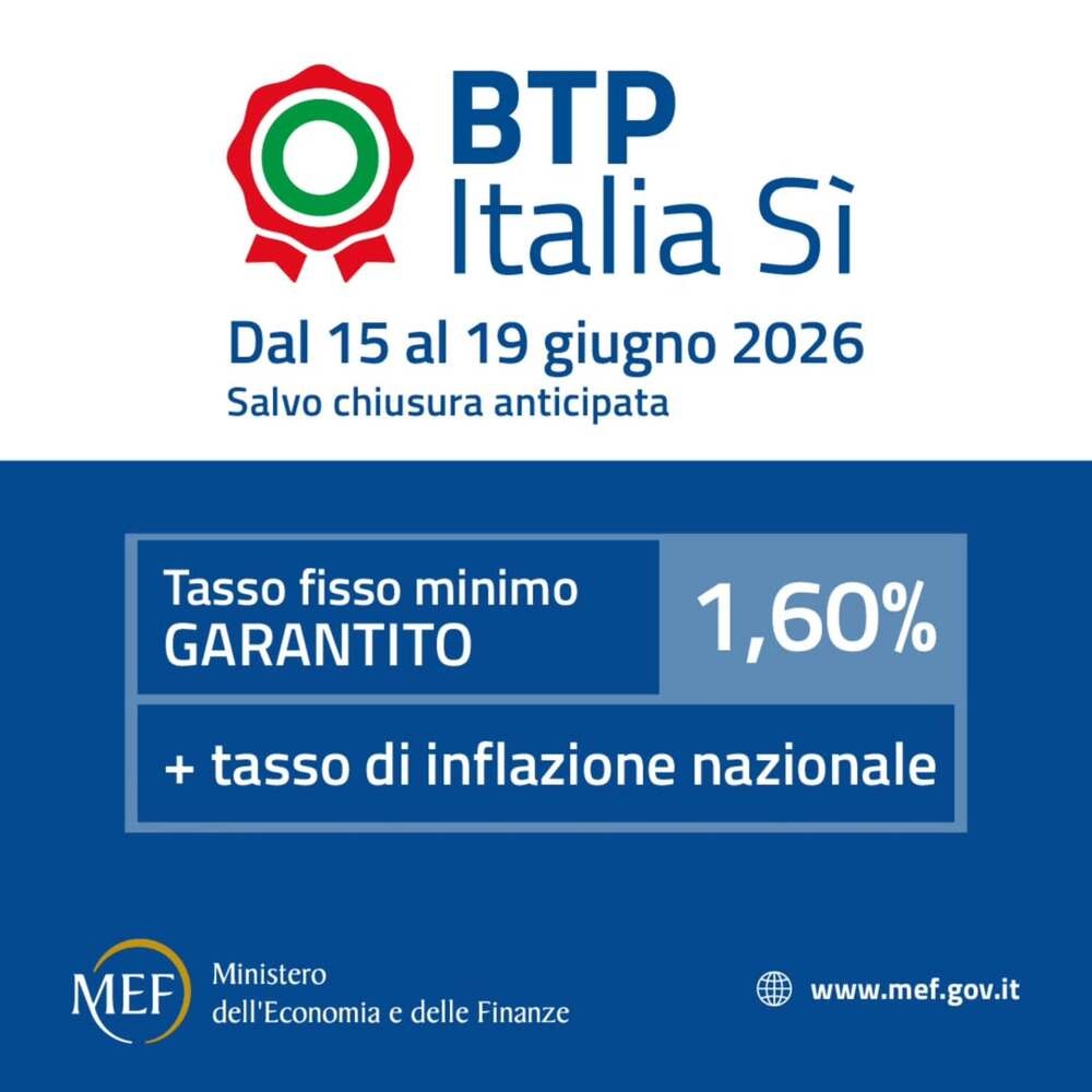 Btp Italia Sì raccoglie 457 milioni nella prima ora. Iari 3,17 miliardi