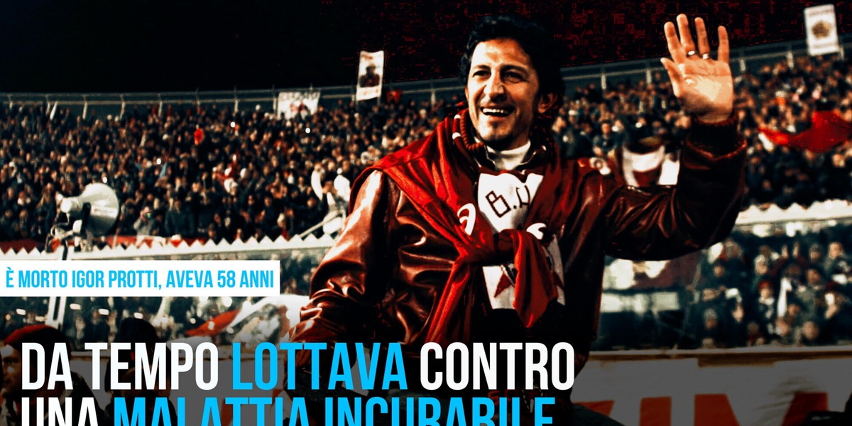 Calcio in lutto, è morto Igor Protti