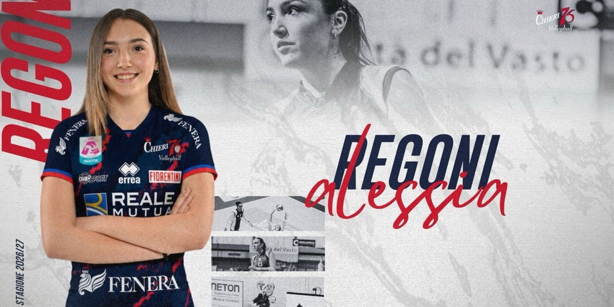 Dal Club76 alla Reale Mutua Fenera Chieri ‘76, Alessia Regoni torna in biancoblù