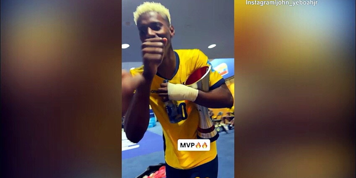 Ecuador, Yeboah festeggia col premio da Mvp