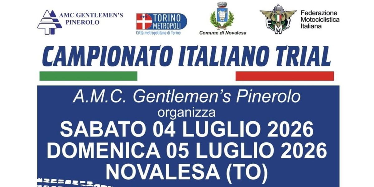 Il Campionato Italiano di Trial fa tappa a Novalesa il 4 e 5 luglio