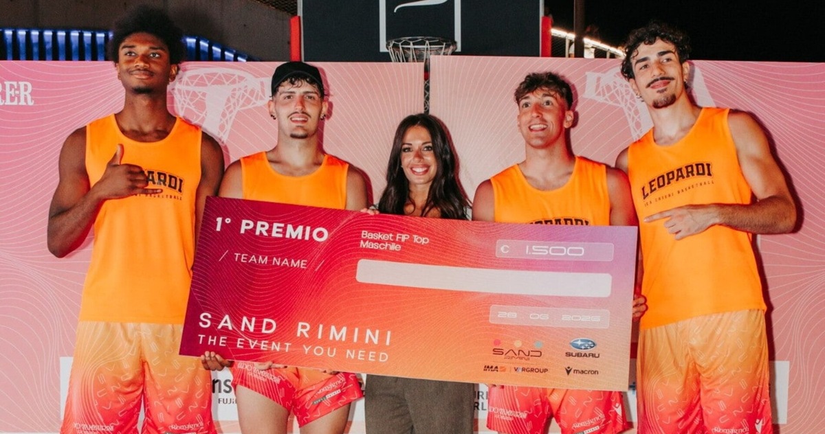 BEA Chieri: Leopardi 3x3 vola a Rimini, primo posto al torneo Top Sand