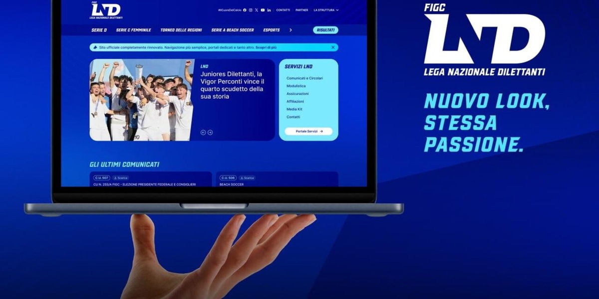 La Lnd svela la nuova identità visiva e sito web rinnovato