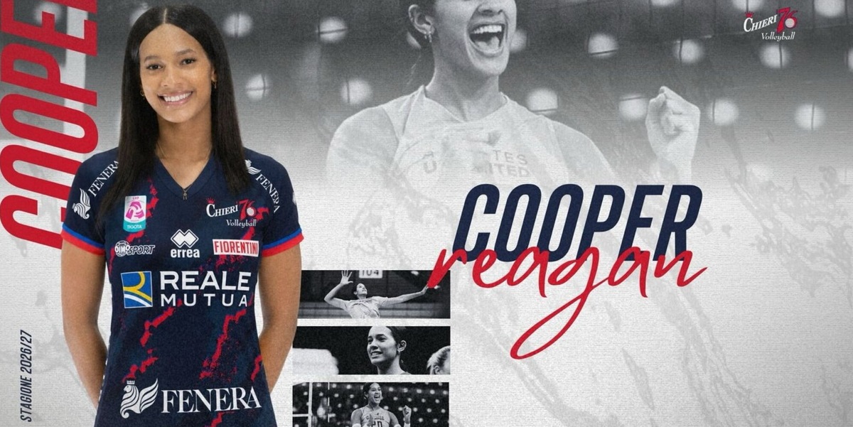 Reagan Cooper completa il roster della Reale Mutua Fenera Chieri ‘76 per il 2026/2027