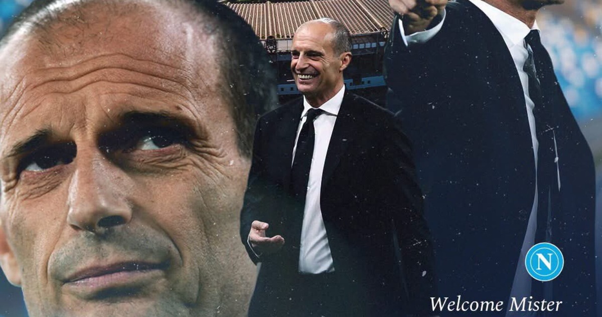 Allegri al Napoli: è ufficiale! Il tweet di De Laurentiis e il comunicato del club