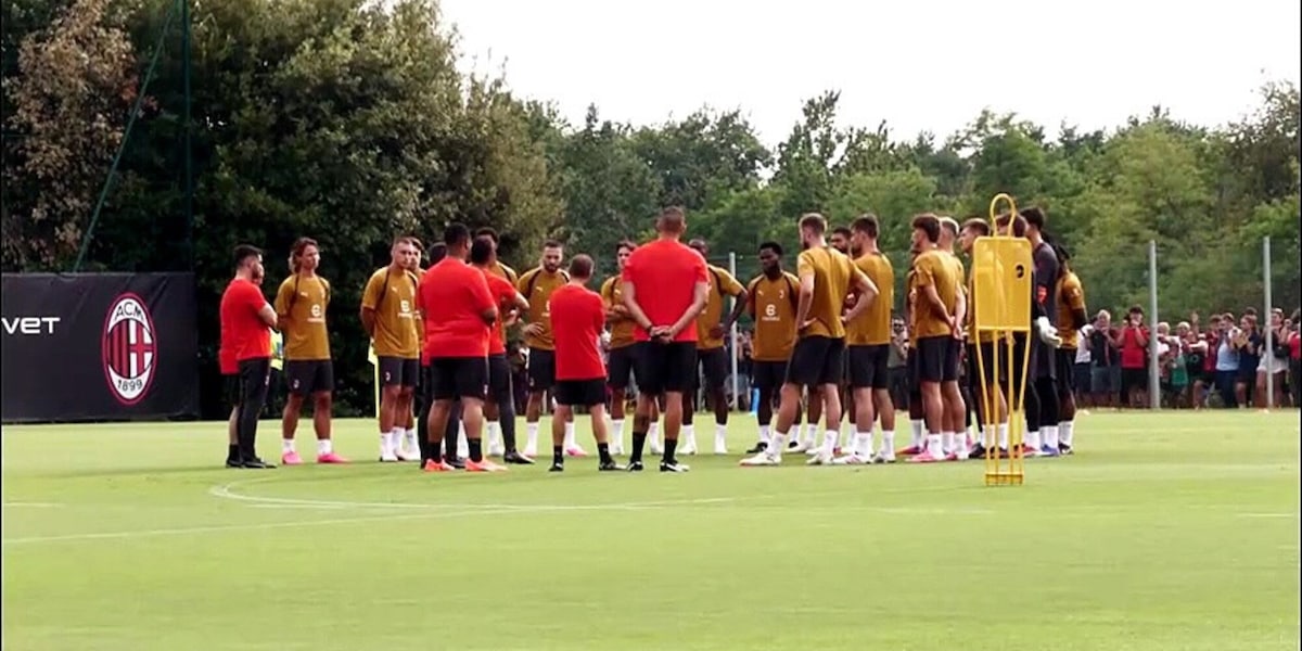 Milan, Amorim guida il primo allenamento