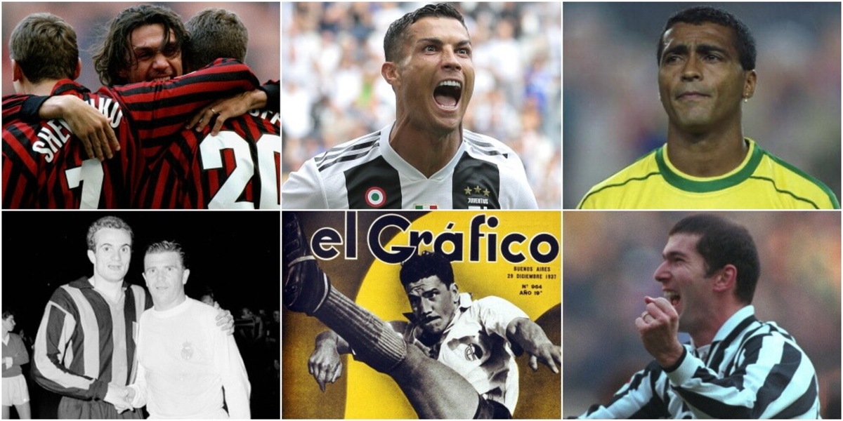 I 100 più grandi di sempre: la Juve è storia, ma alcuni verdetti fanno rumore