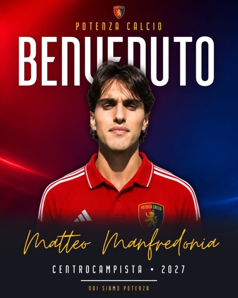 Calcio: un figlio d'arte per il Potenza, ecco Matteo Manfredonia
