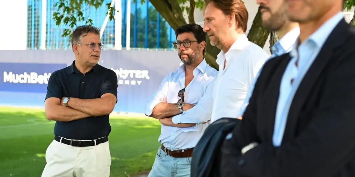 Agnelli e la foto con Cherubini: amarcord Juve durante l'allenamento del Parma