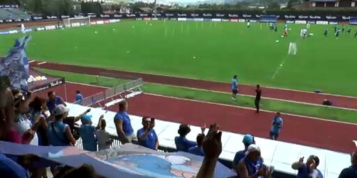 Napoli, a Dimaro entusiasmo a mille