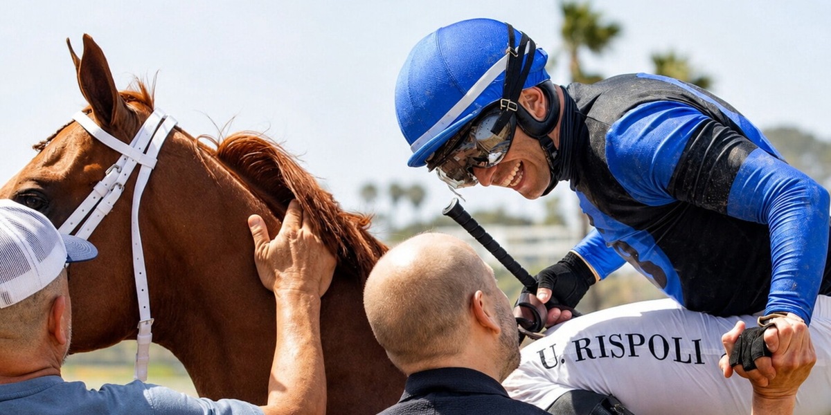 USA, Umberto Rispoli trionfa a Del Mar con Journalism