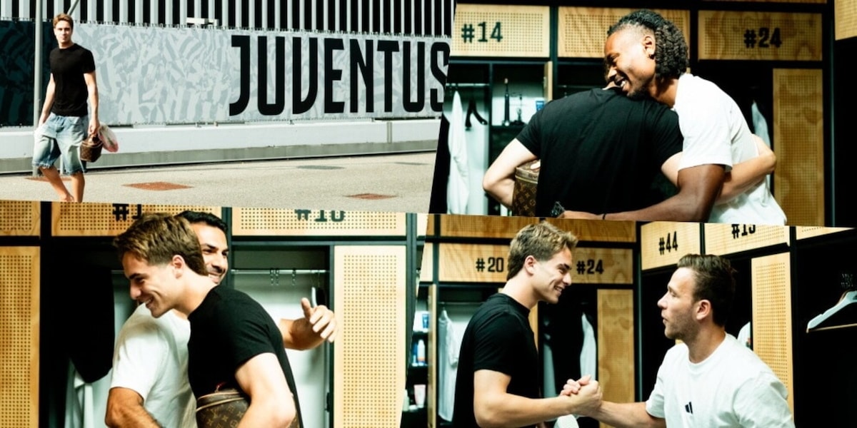 Yildiz alla Continassa, sorrisi e abbracci con Thuram e compagni. La Juve: "Bentornato Kenan!"