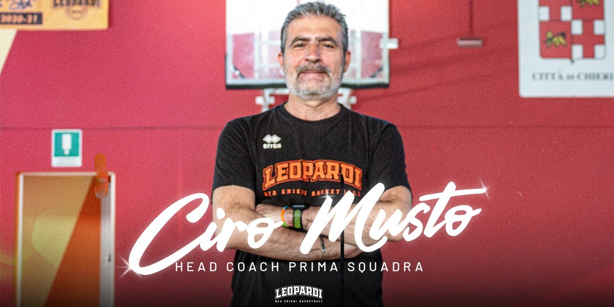 BEA Chieri: la Prima Squadra dei Leopardi riparte da Coach Ciro Musto