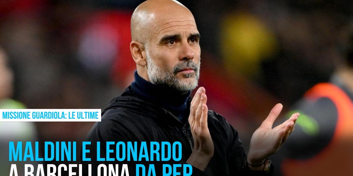 Maldini e Leonardo in missione da Pep