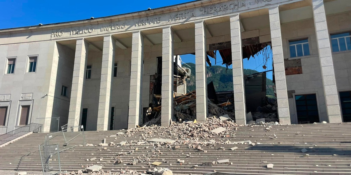 Tribunale di Bolzano crollato, verso un decreto per lo svolgimento dei processi
