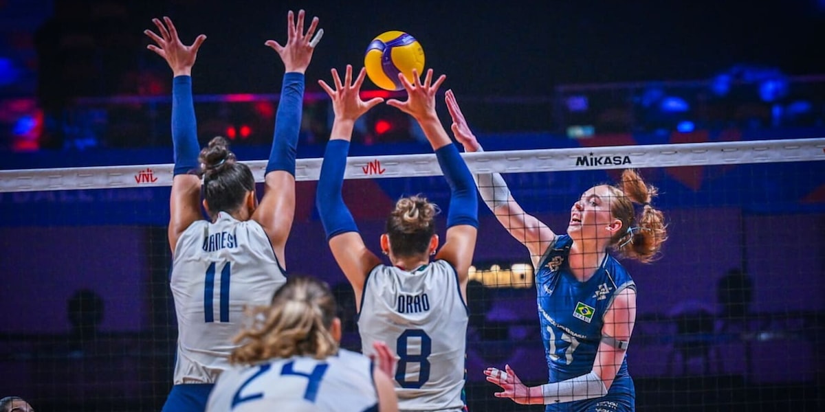 VNL: in finale va il Brasile, l'Italia si arrende al tie break