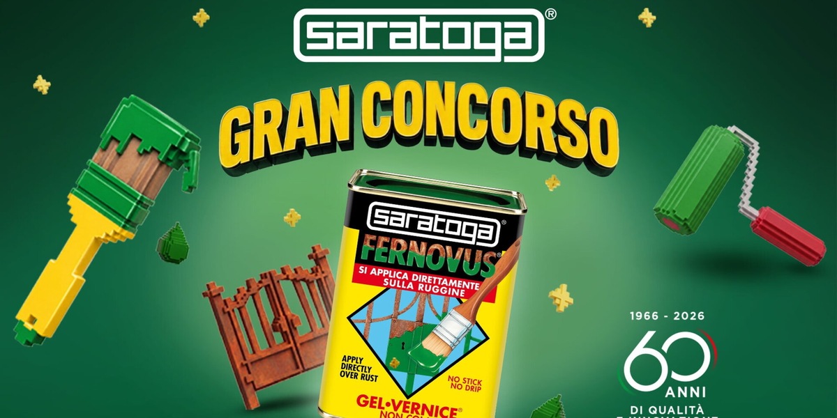 Innovazione e qualità: il brand Saratoga festeggia i 60 anni con un gran concorso
